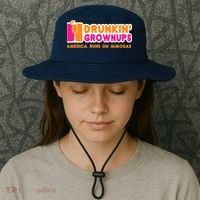 Mimosas For Wo Funny Drunkin Grownups Drinking Bucket Hat thumb 3
