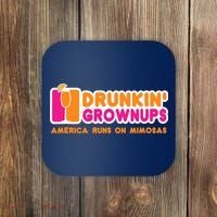 Mimosas For Wo Funny Drunkin Grownups Drinking Coaster thumb 0