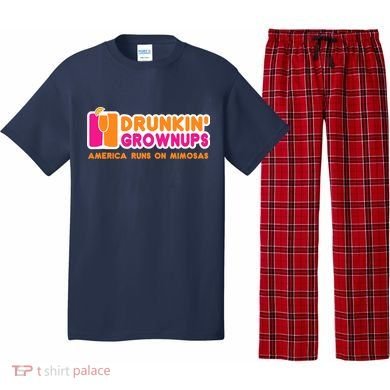 Mimosas For Wo Funny Drunkin Grownups Drinking Pajama Set