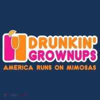 Mimosas For Wo Funny Drunkin Grownups Drinking Women's Tank Top thumb 5