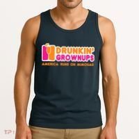 Mimosas For Wo Funny Drunkin Grownups Drinking Tank Top thumb 3