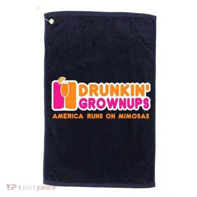 Mimosas For Wo Funny Drunkin Grownups Drinking Golf Towel