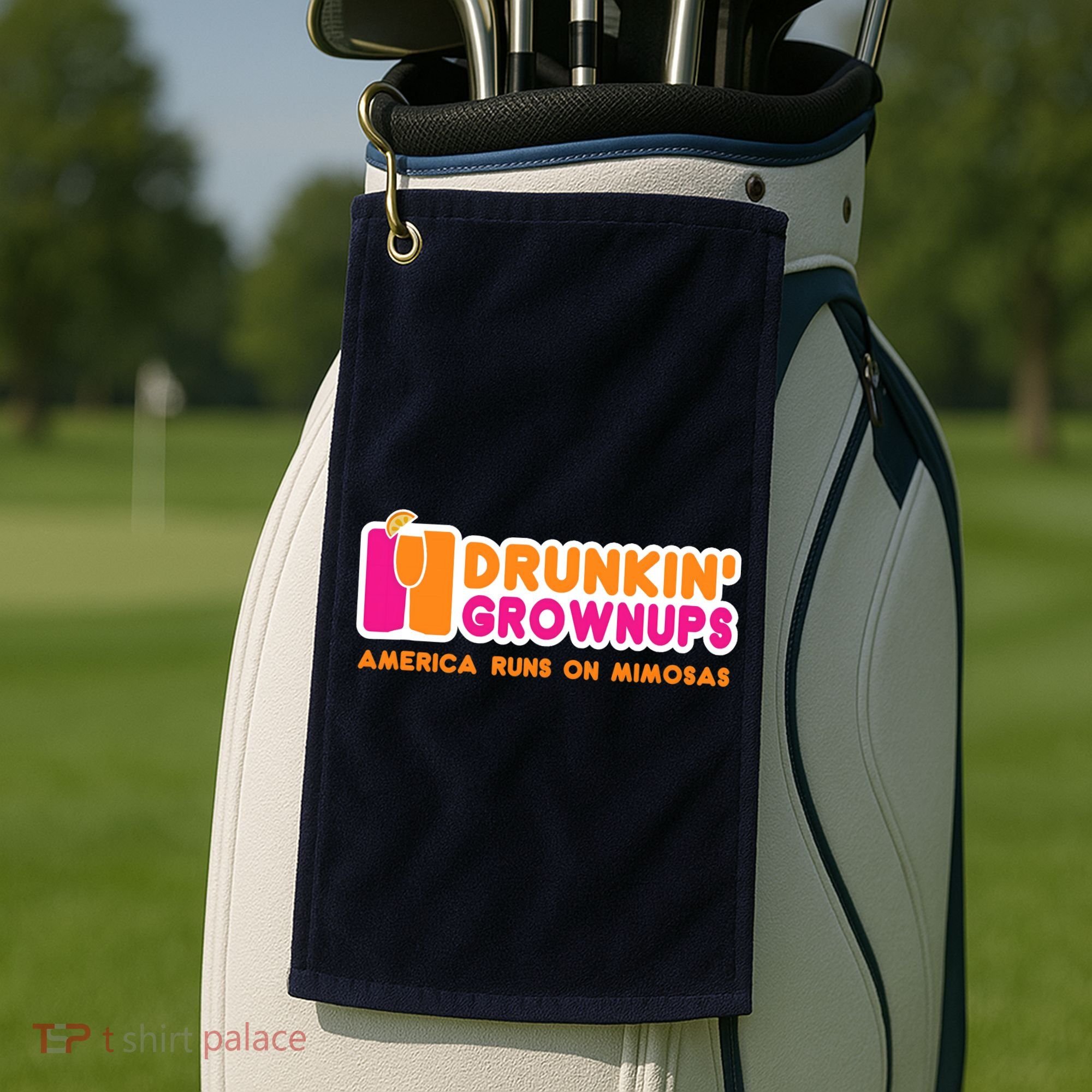 Mimosas For Wo Funny Drunkin Grownups Drinking Golf Towel