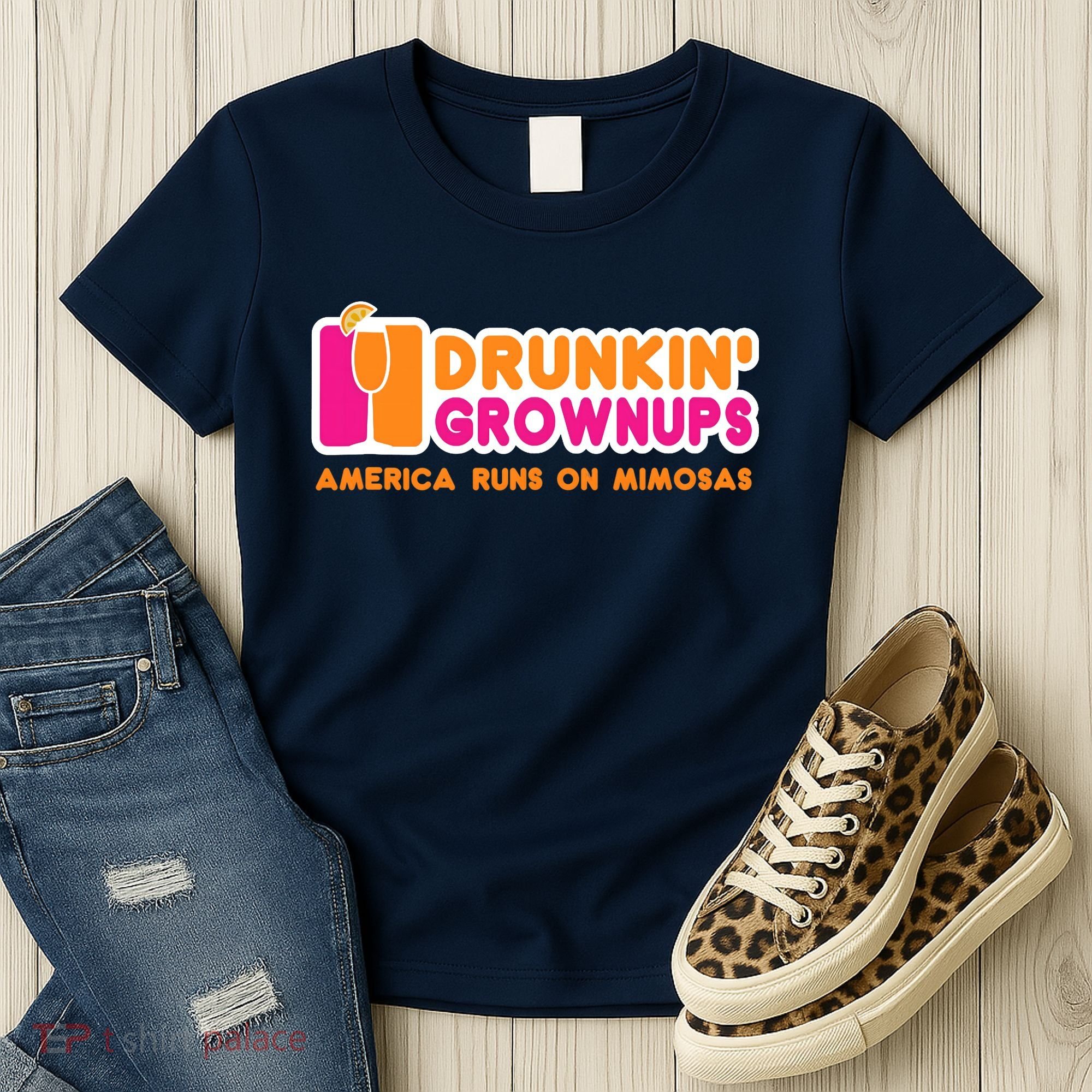 Mimosas For Wo Funny Drunkin Grownups Drinking Women's T-Shirt