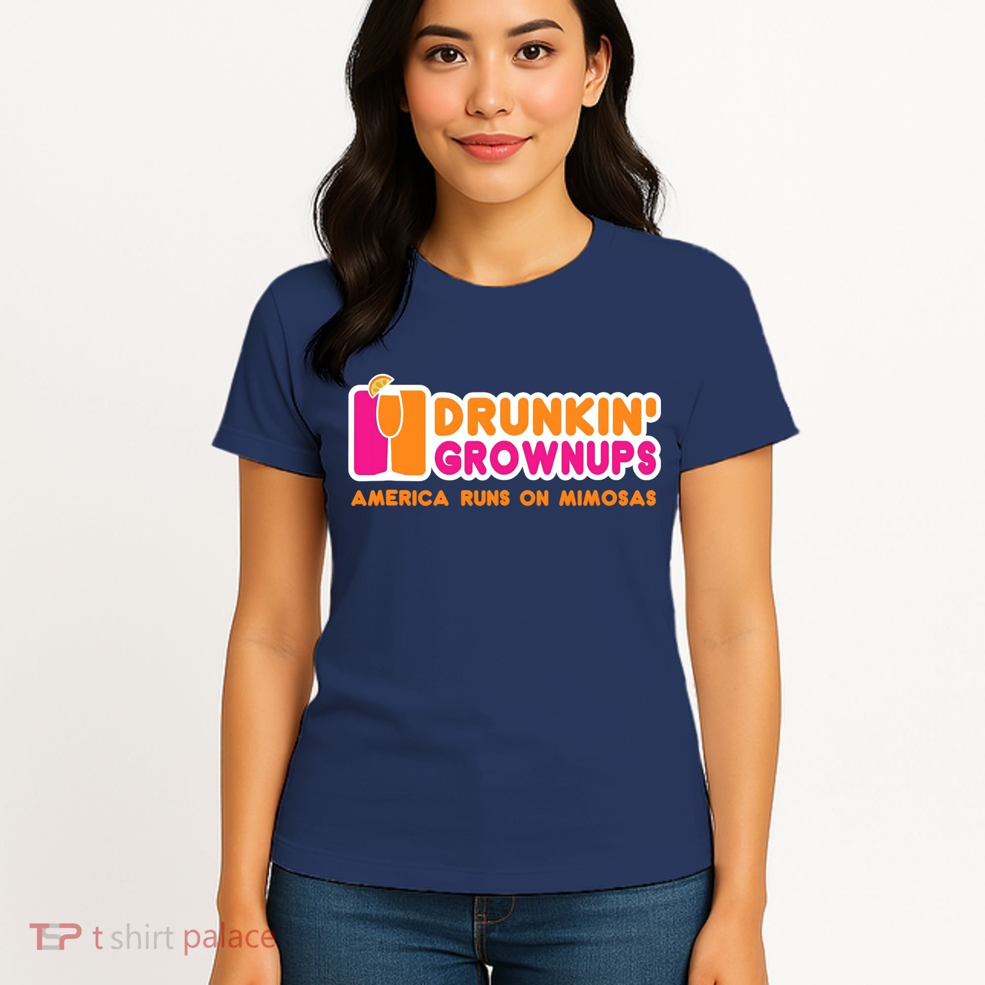 Mimosas For Wo Funny Drunkin Grownups Drinking Women's T-Shirt