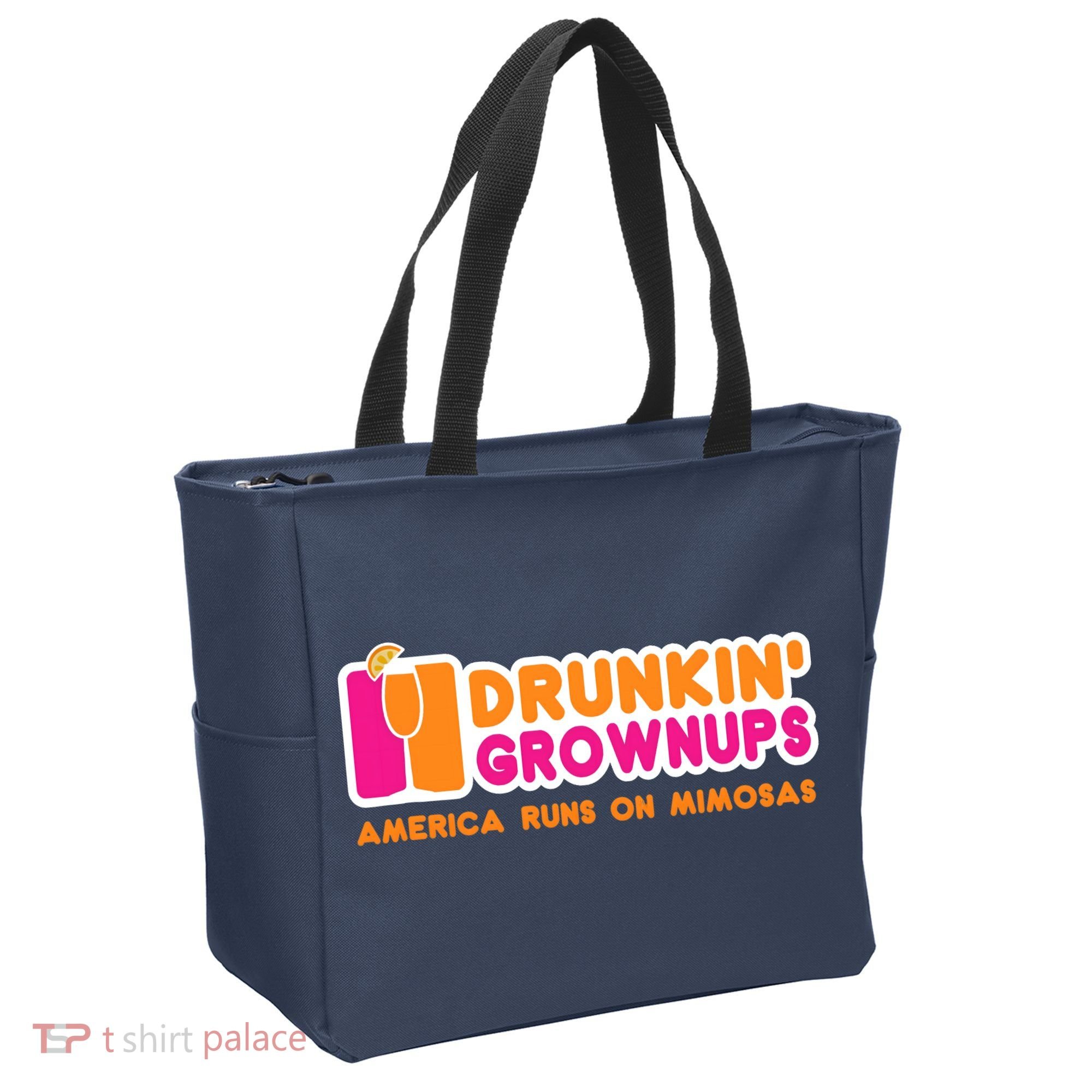 Mimosas For Wo Funny Drunkin Grownups Drinking Tote Bag