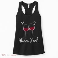 Mom Fuel Wine Lover Funny MomS Wine Celebration Women Gifts Women's Tank Top thumb 0