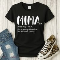 Mima For Women Mother's Day Idea For Grandma Mima Women's T-Shirt thumb 3