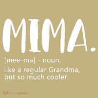 Mima For Women Mother's Day Idea For Grandma Mima Kids T-Shirt thumb 2