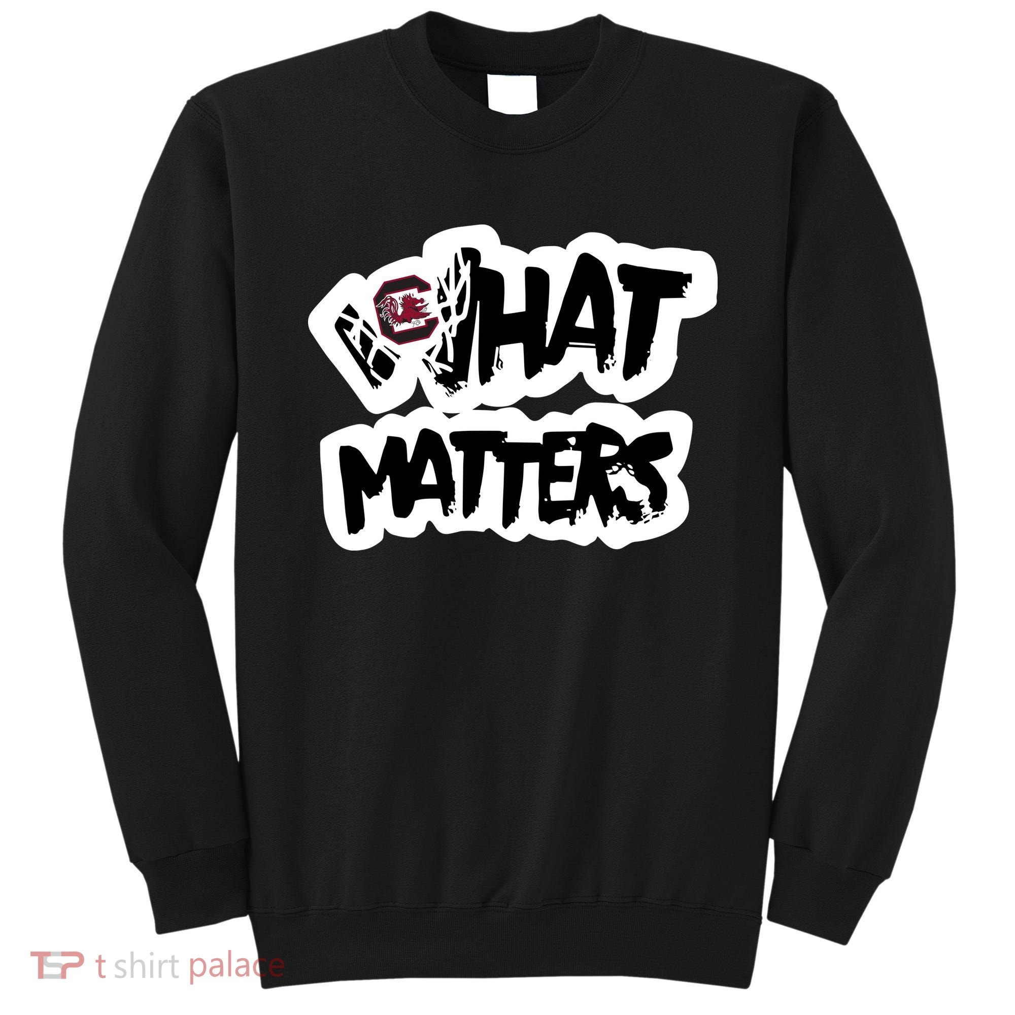 Milaysia Fulwiley Wearing South Carolina What Matters Sweatshirt