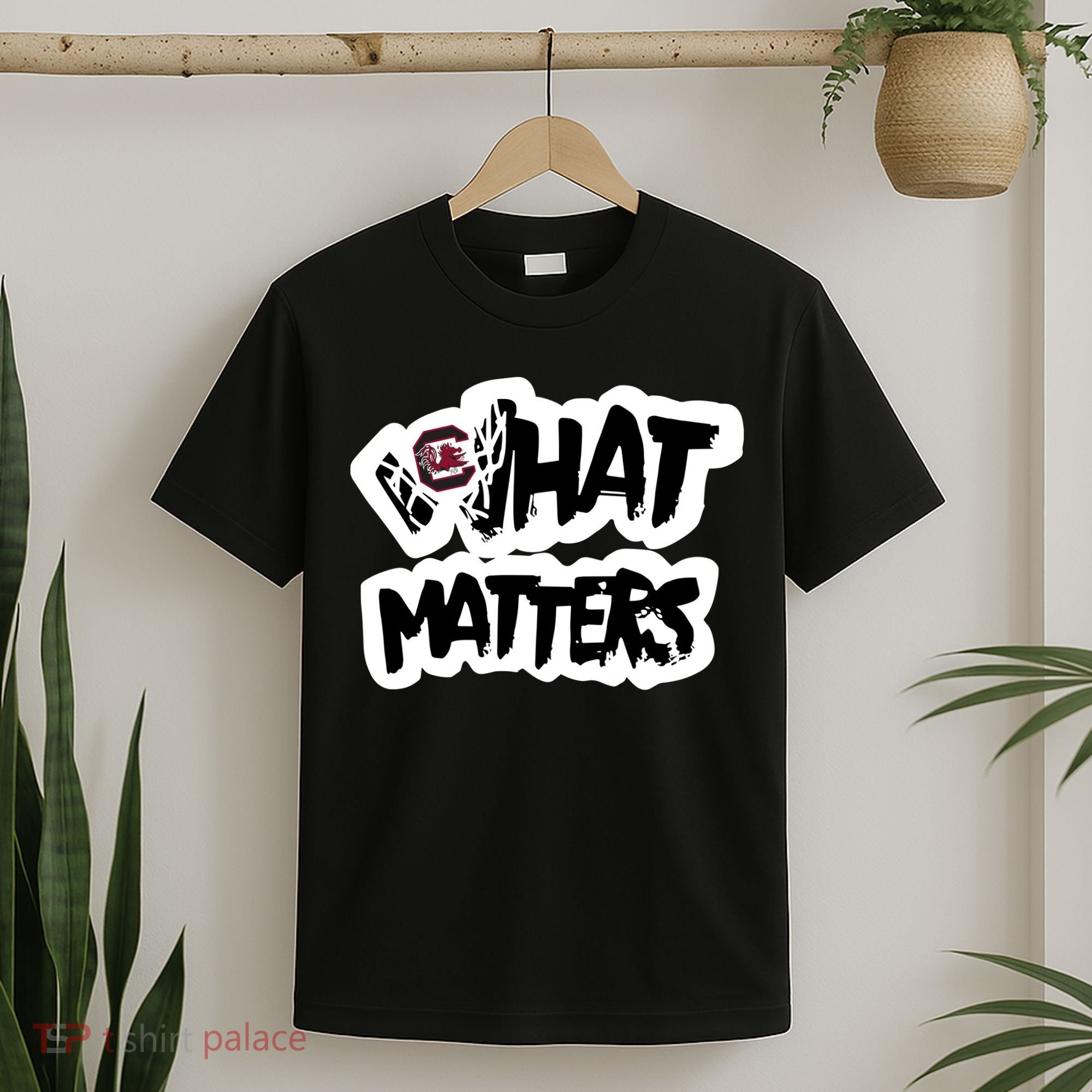 Milaysia Fulwiley Wearing South Carolina What Matters T-Shirt
