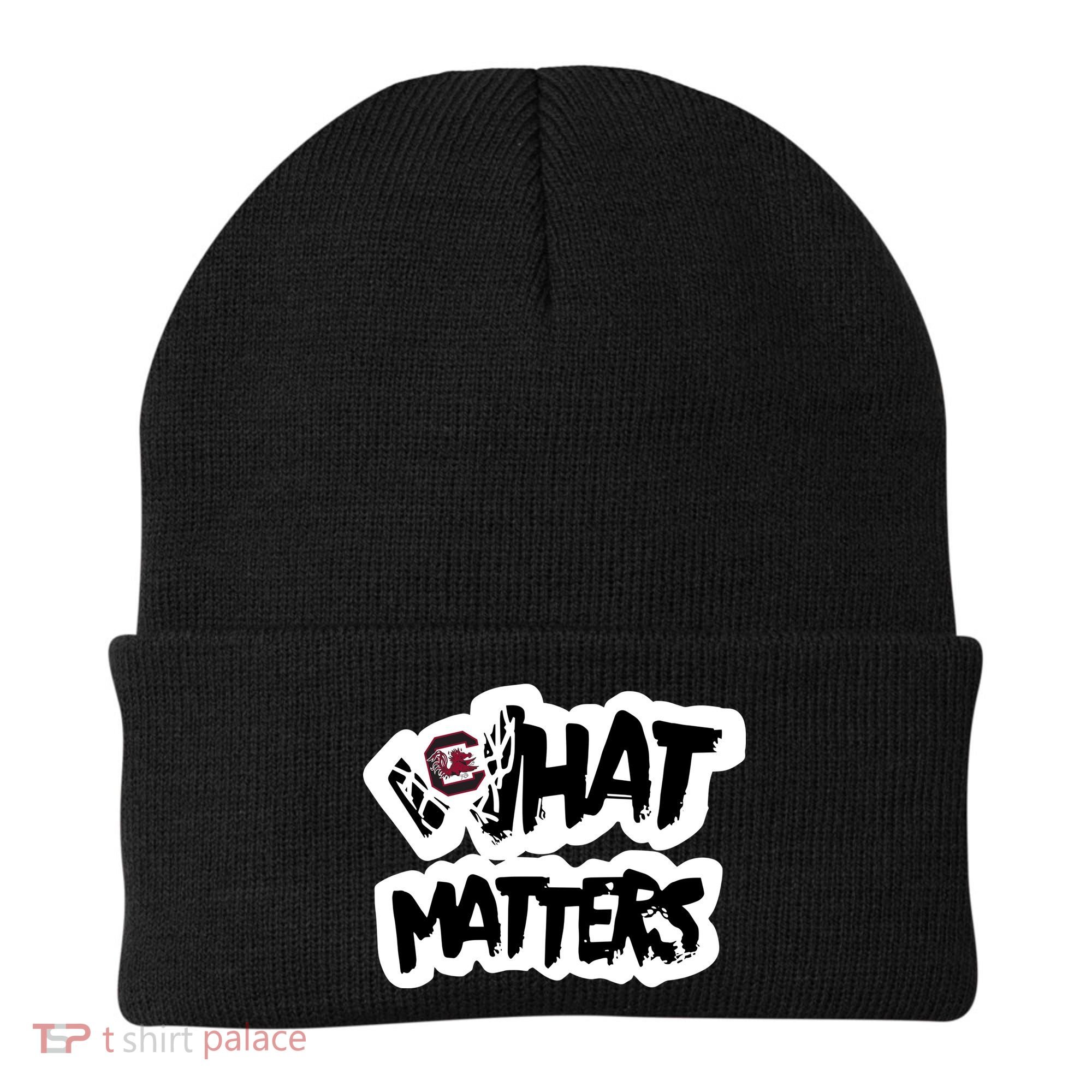 Milaysia Fulwiley Wearing South Carolina What Matters Beanie