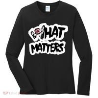 Milaysia Fulwiley Wearing South Carolina What Matters Women's Long Sleeve Shirt thumb 0