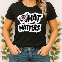 Milaysia Fulwiley Wearing South Carolina What Matters Women's T-Shirt thumb 2