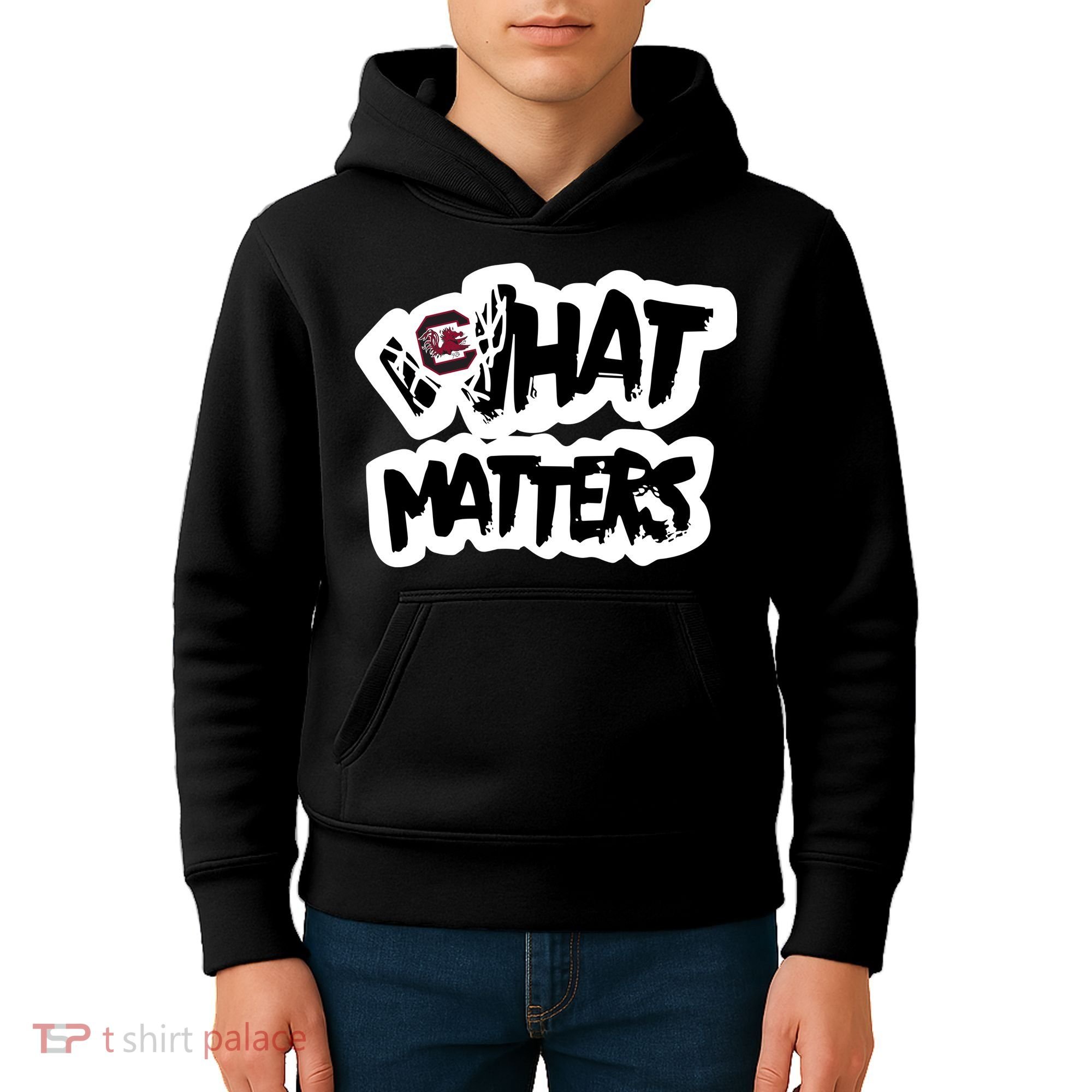Milaysia Fulwiley Wearing South Carolina What Matters Kids Hoodie