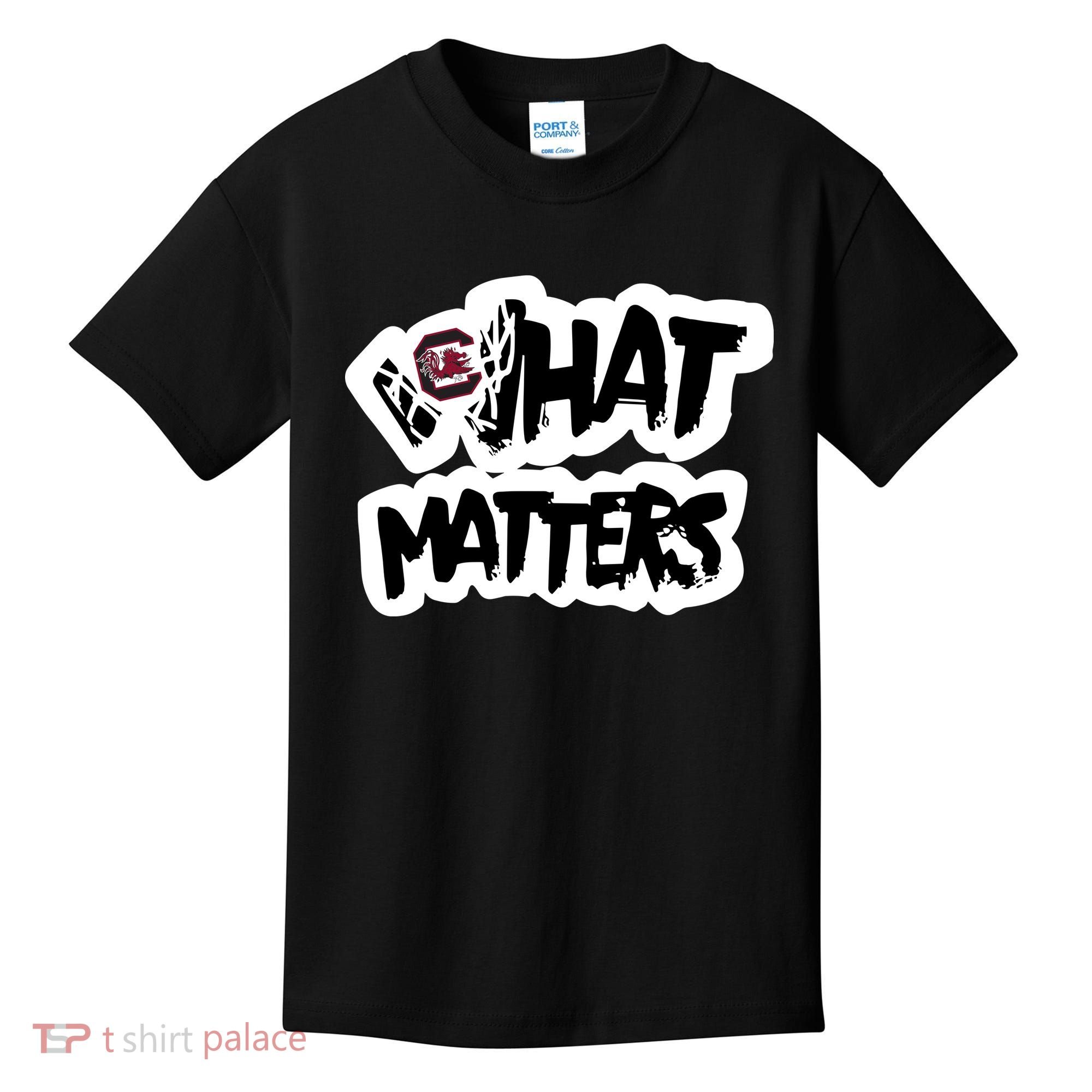 Milaysia Fulwiley Wearing South Carolina What Matters Kids T-Shirt