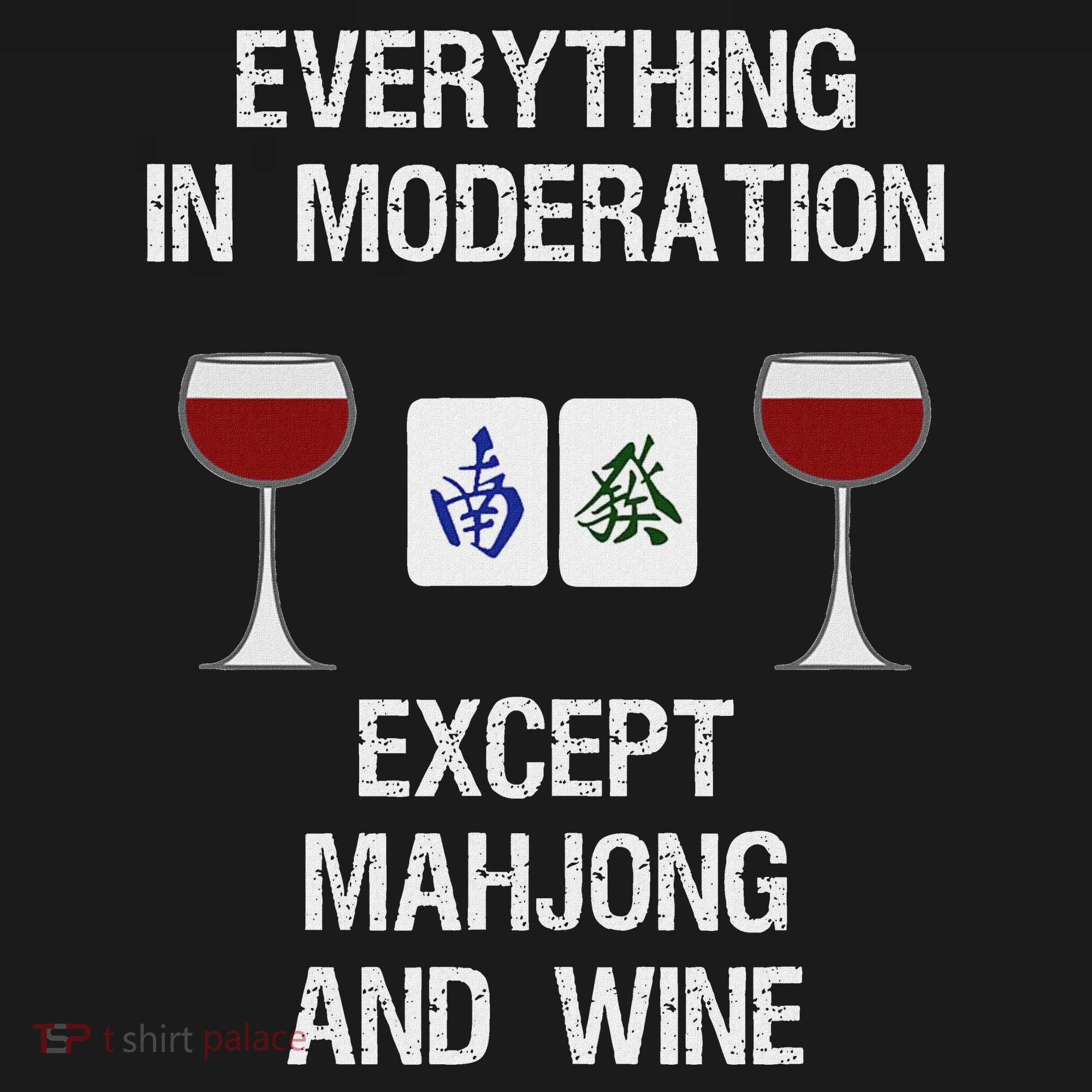 Mahjong Funny Wine Moderation Hoodie