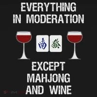 Mahjong Funny Wine Moderation Women's T-Shirt thumb 6