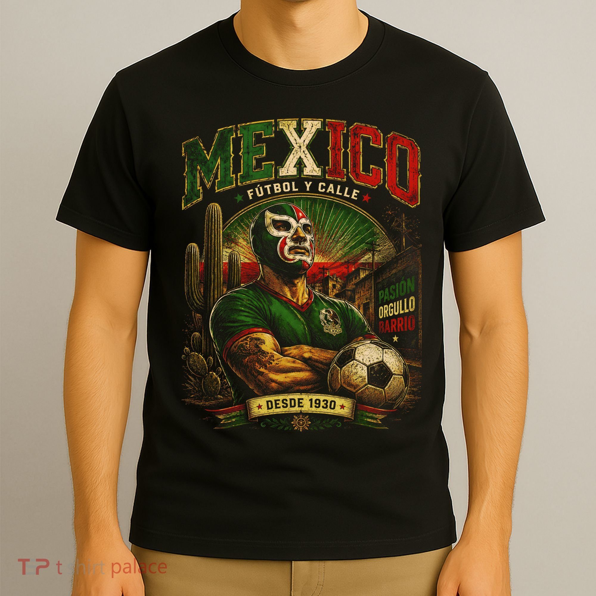 Mexico Fútbol Y Calle Soccer Fan T-Shirt