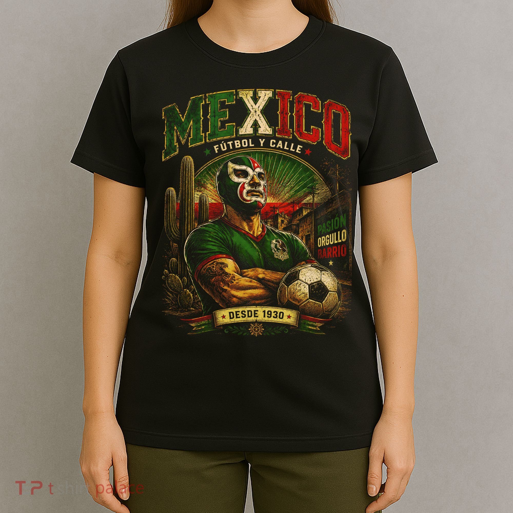 Mexico Fútbol Y Calle Soccer Fan T-Shirt