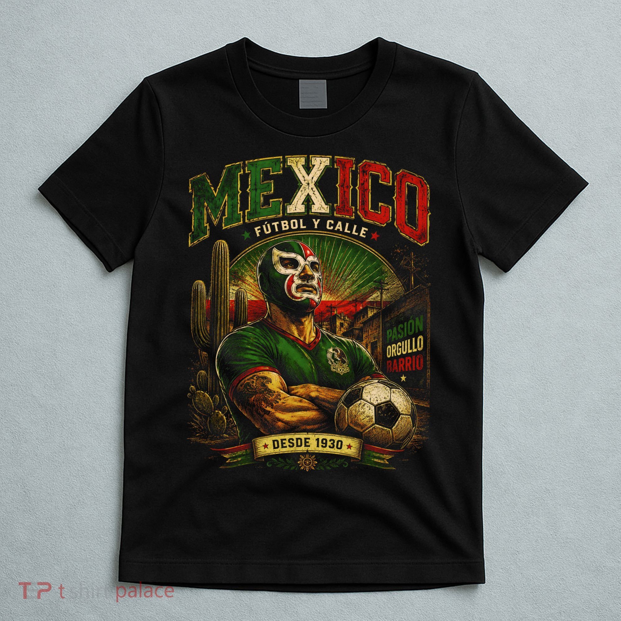 Mexico Fútbol Y Calle Soccer Fan T-Shirt