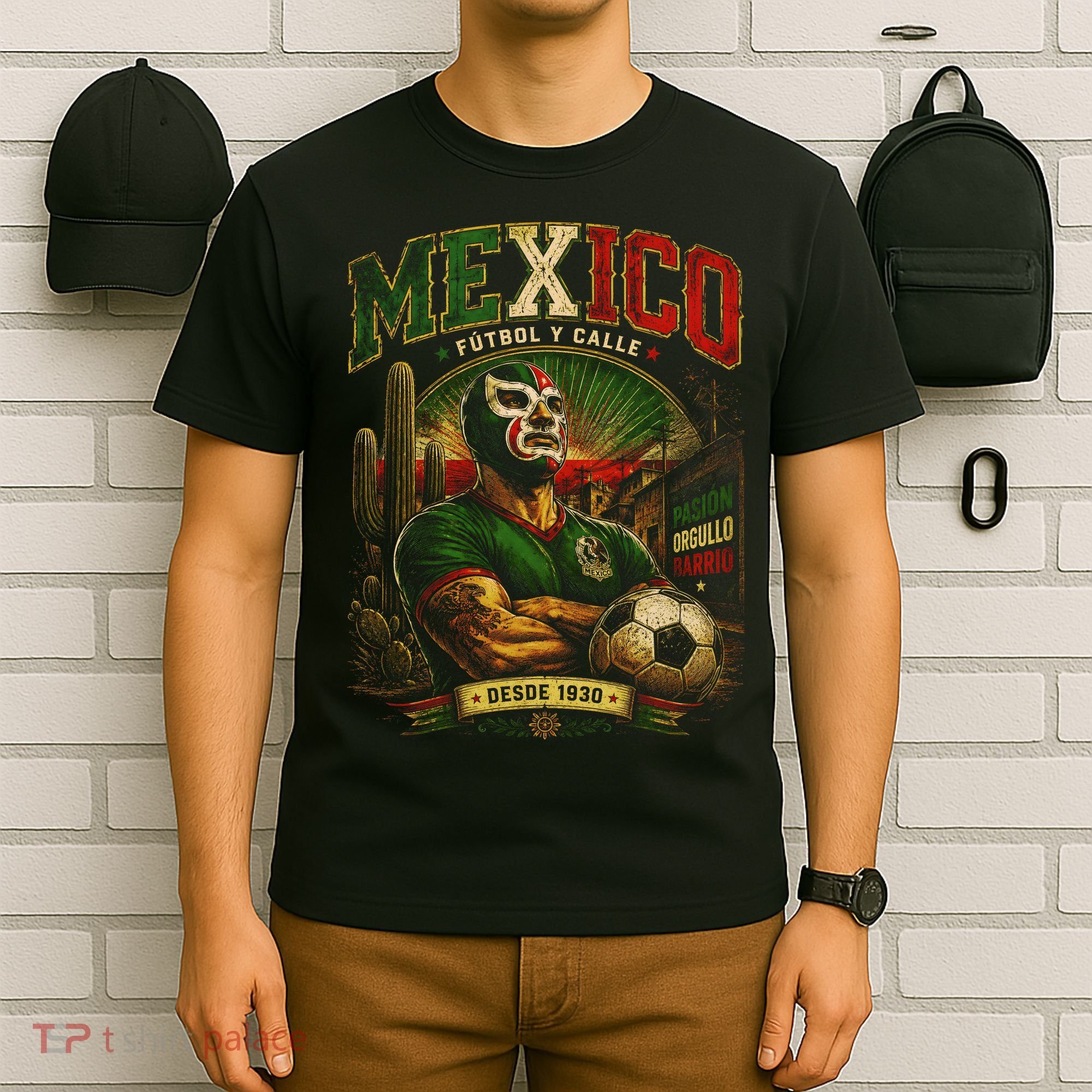 Mexico Fútbol Y Calle Soccer Fan T-Shirt