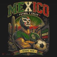 Mexico Fútbol Y Calle Soccer Fan T-Shirt thumb 7