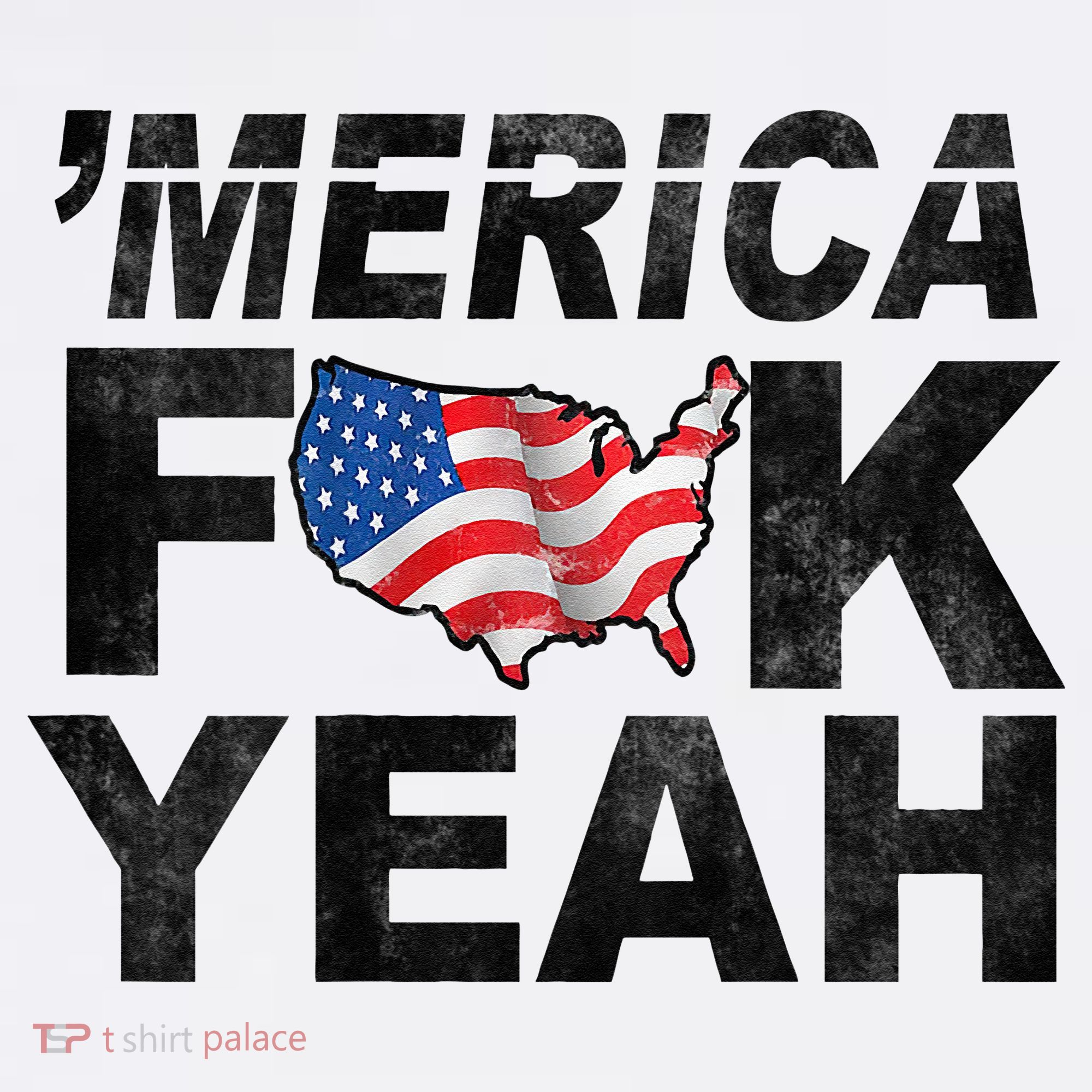 Merica Fuck Yeah USA Flag 4Th Of July Patriotic Women's Tank Top