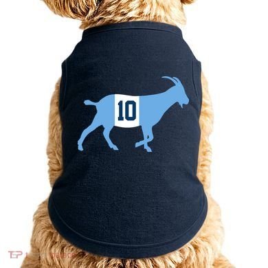 Messi Goat #10 Argentina Soccer Doggie Tank