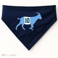 Messi Goat #10 Argentina Soccer USA-Made Doggie Bandana thumb 0