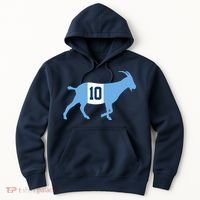 Messi Goat #10 Argentina Soccer Hoodie thumb 0