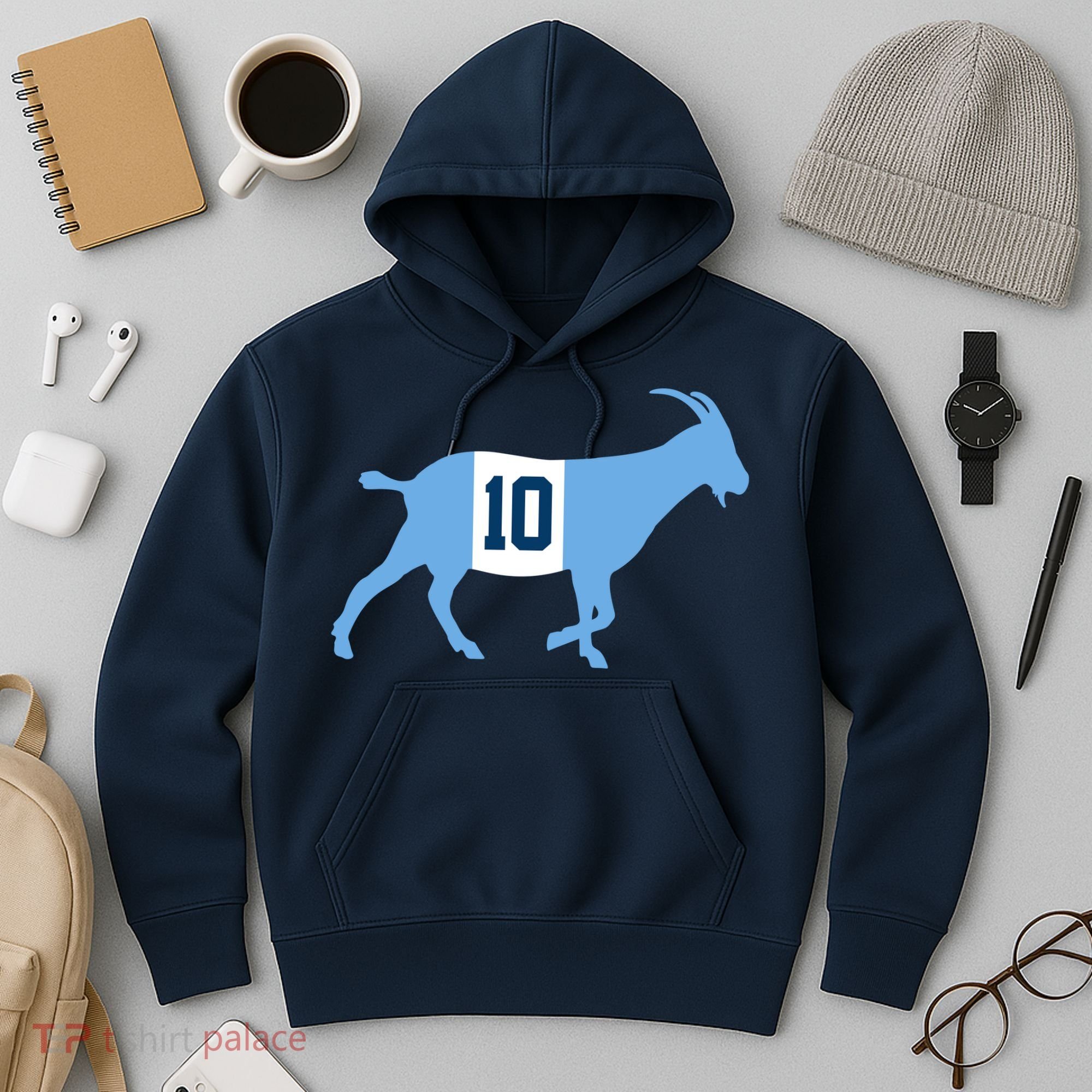 Messi Goat #10 Argentina Soccer Hoodie