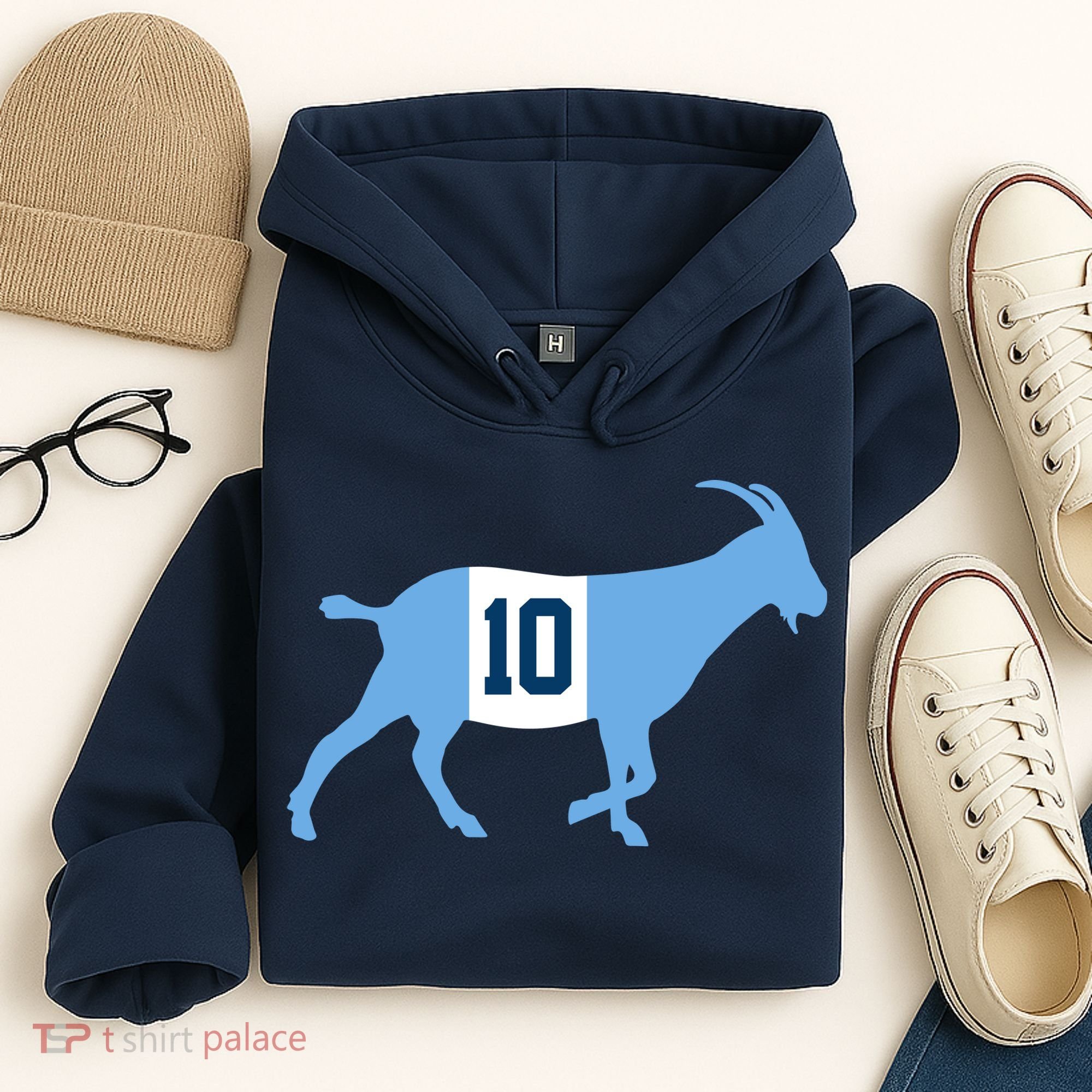 Messi Goat #10 Argentina Soccer Hoodie