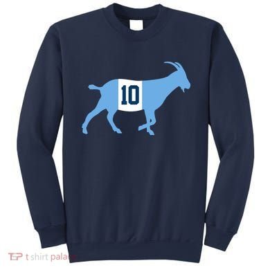 Messi Goat #10 Argentina Soccer Sweatshirt
