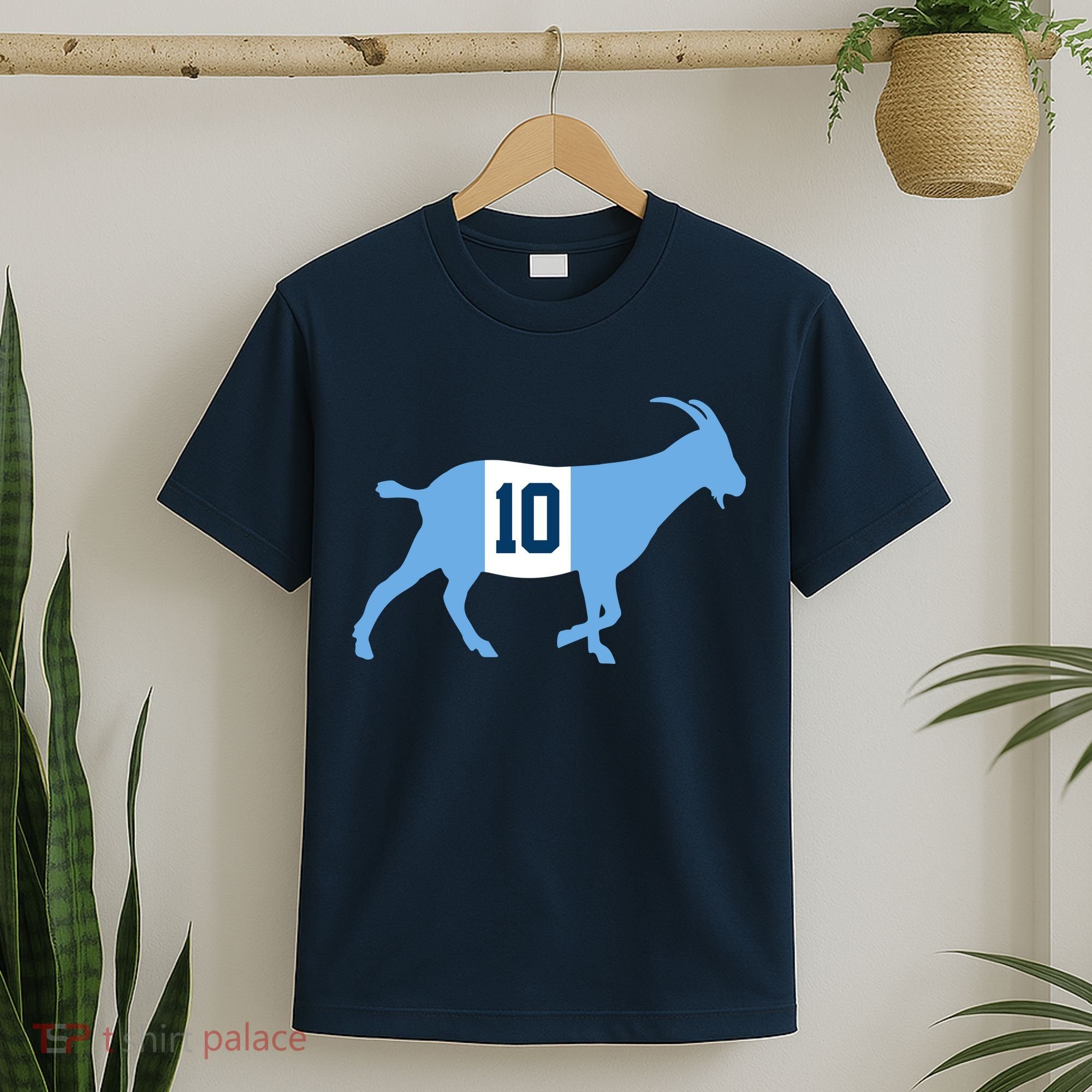 Messi Goat #10 Argentina Soccer T-Shirt