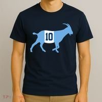 Messi Goat #10 Argentina Soccer T-Shirt thumb 3