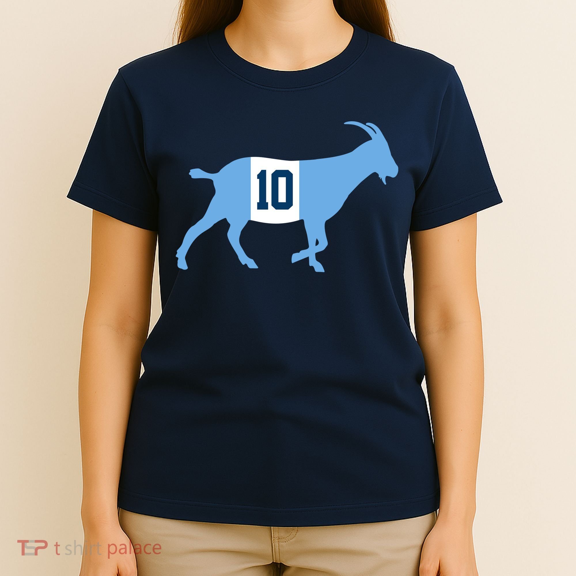 Messi Goat #10 Argentina Soccer T-Shirt