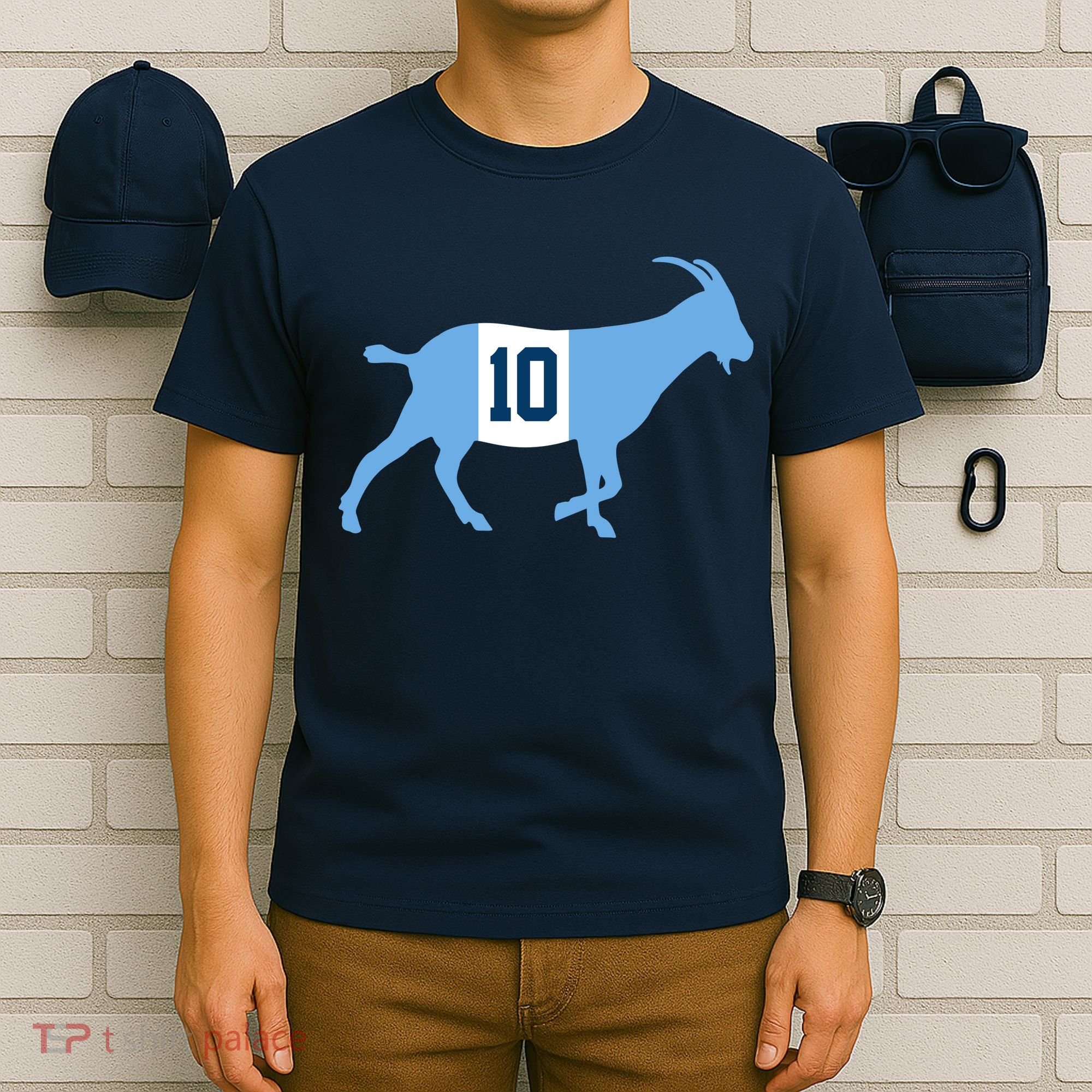 Messi Goat #10 Argentina Soccer T-Shirt
