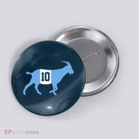 Messi Goat #10 Argentina Soccer Button thumb 0