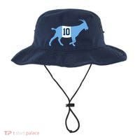 Messi Goat #10 Argentina Soccer Bucket Hat thumb 0