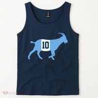 Messi Goat #10 Argentina Soccer Tank Top thumb 2