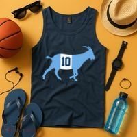 Messi Goat #10 Argentina Soccer Tank Top thumb 4