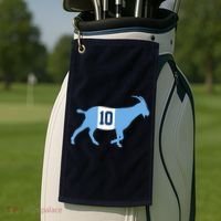 Messi Goat #10 Argentina Soccer Golf Towel thumb 2