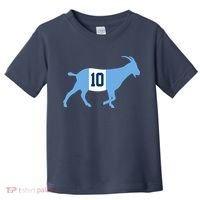 Messi Goat #10 Argentina Soccer Toddler T-Shirt thumb 0