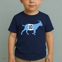 Messi Goat #10 Argentina Soccer Toddler T-Shirt thumb 2