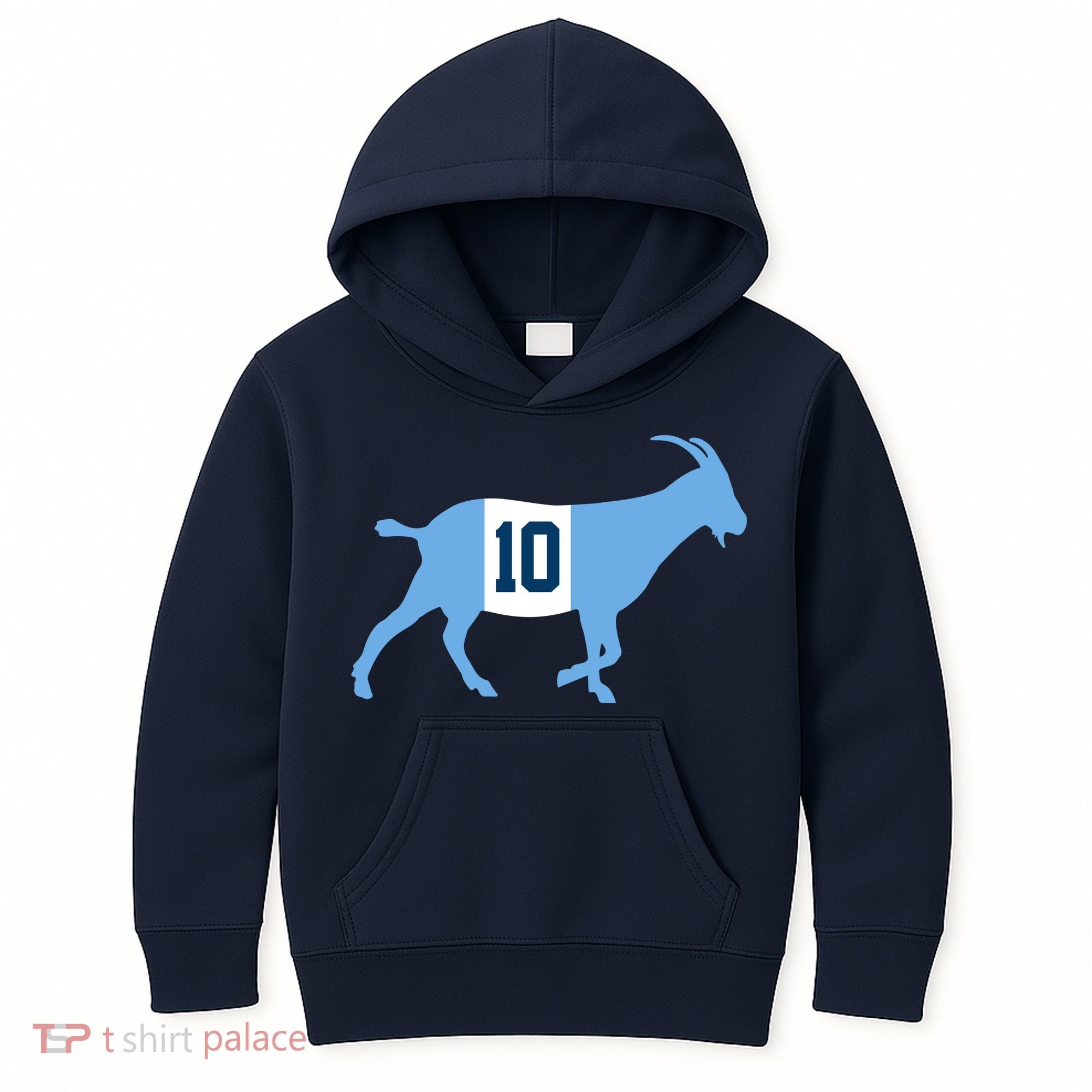 Messi Goat #10 Argentina Soccer Kids Hoodie