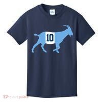 Messi Goat #10 Argentina Soccer Kids T-Shirt thumb 0