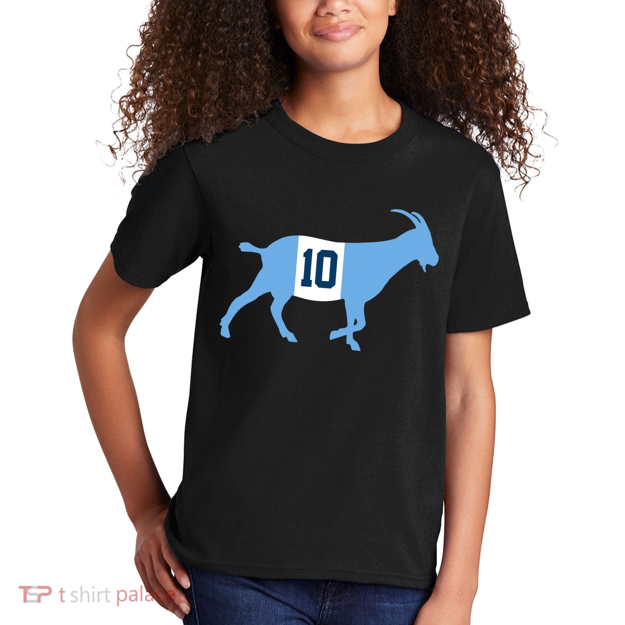 Messi Goat #10 Argentina Soccer Kids T-Shirt