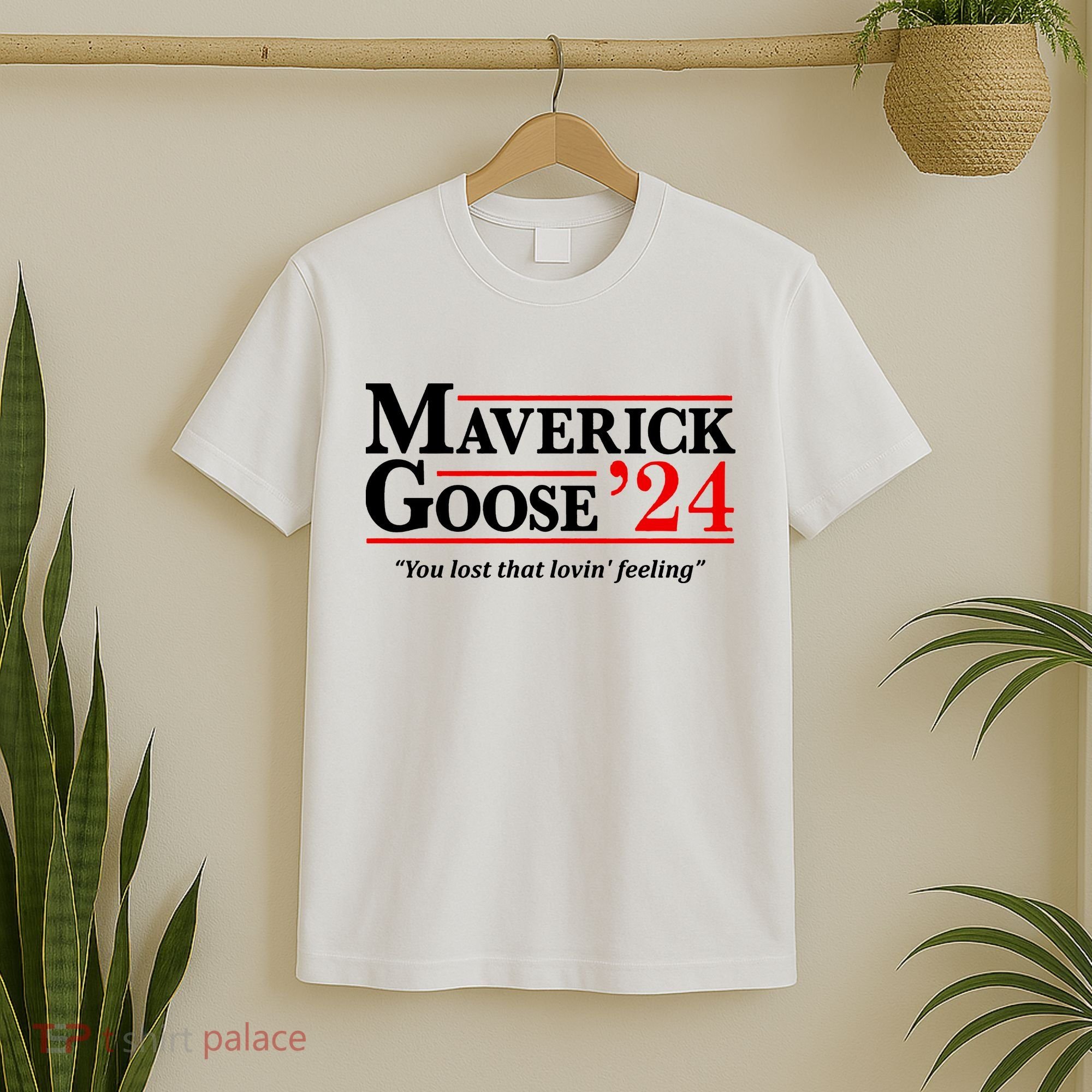 Maverick Goose 24 2024 Election Maverick For President USA Pilot T-Shirt