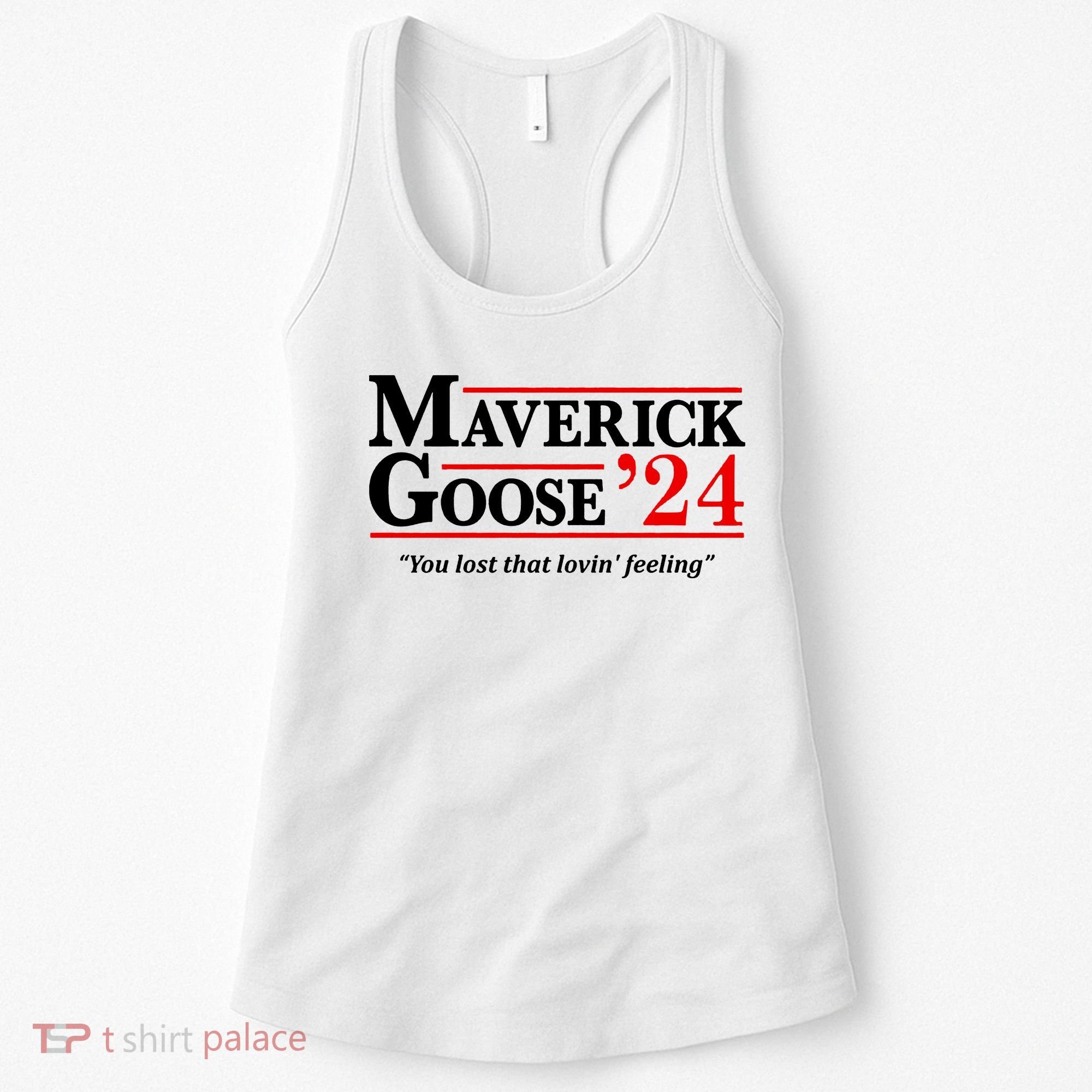 Maverick Goose 24 2024 Election Maverick For President USA Pilot Women's Tank Top